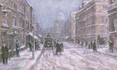 Fleet Street, London by Theodor Franz Zimmermann